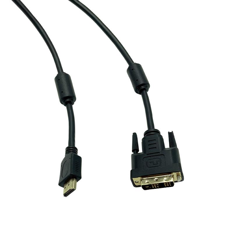 Cordon DVI-D M single link (18+1) - HDMI M - 1.8m