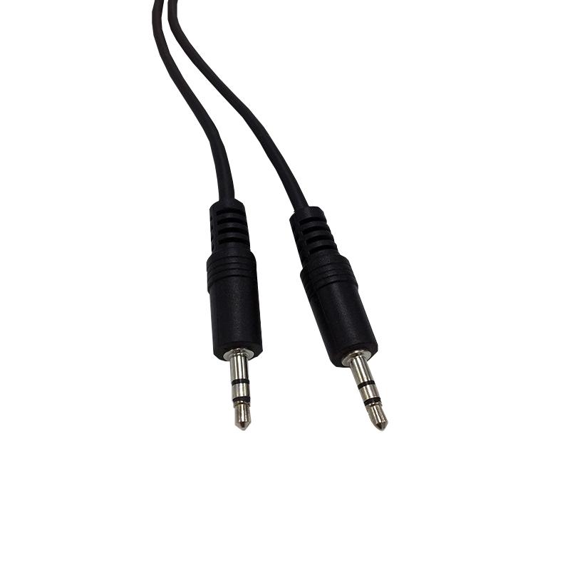 Cordon audio stéréo Jack 3.5 M/M - 2.5m - blindé