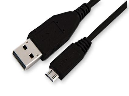 Cordon USB2.0 A Mâle / Micro USB A Mâle - 1.80m - EOL