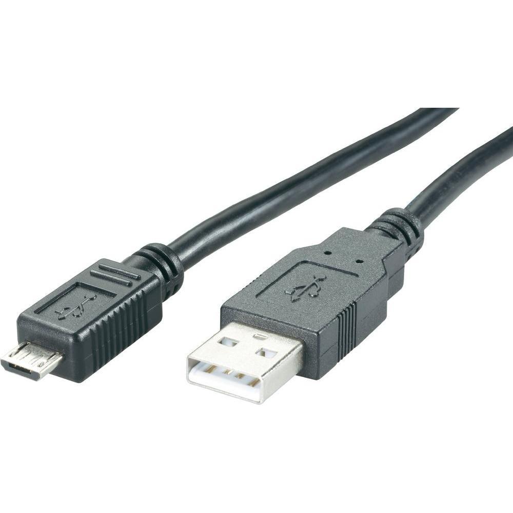 Cordon USB2.0 A Mâle / Micro USB B Mâle - 1.80m
