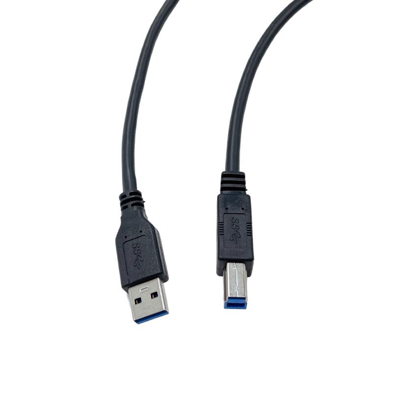Cordon USB 3.0 A-B M / M - Noir - 1.80m