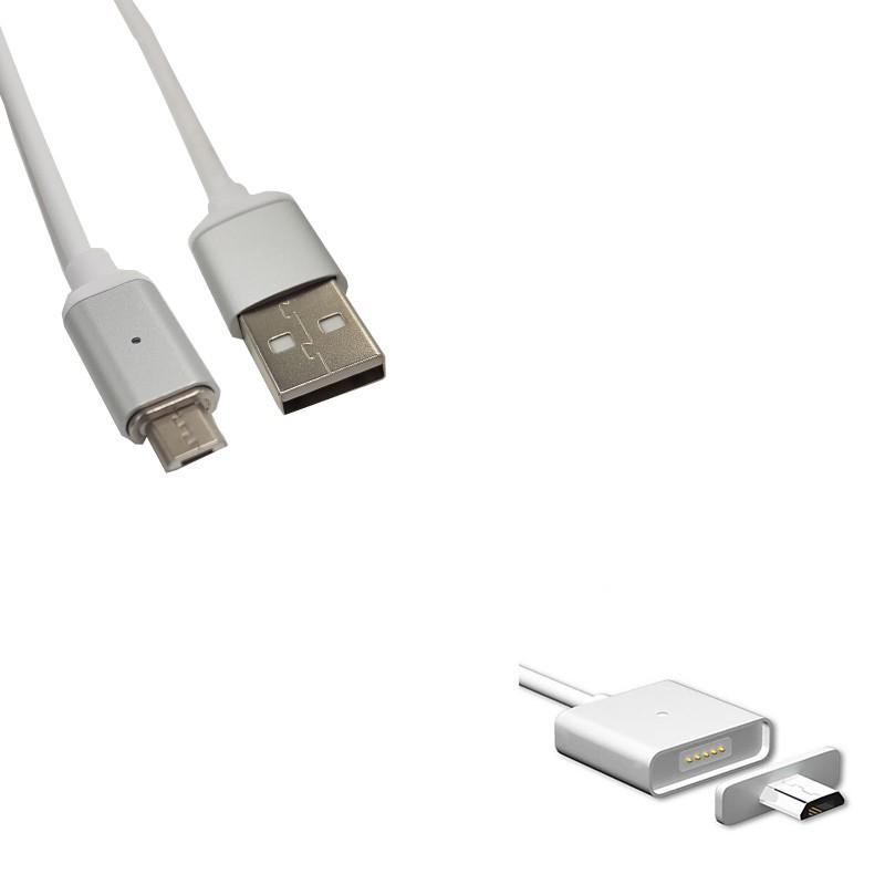 Cordon de charge magnétique USB A vers micro USB - 1m - EOL