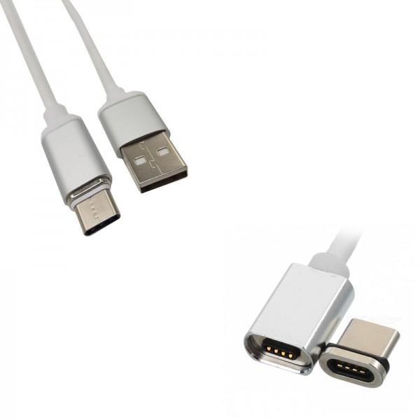 Cordon de charge magnétique USB A vers USB-C - 1m