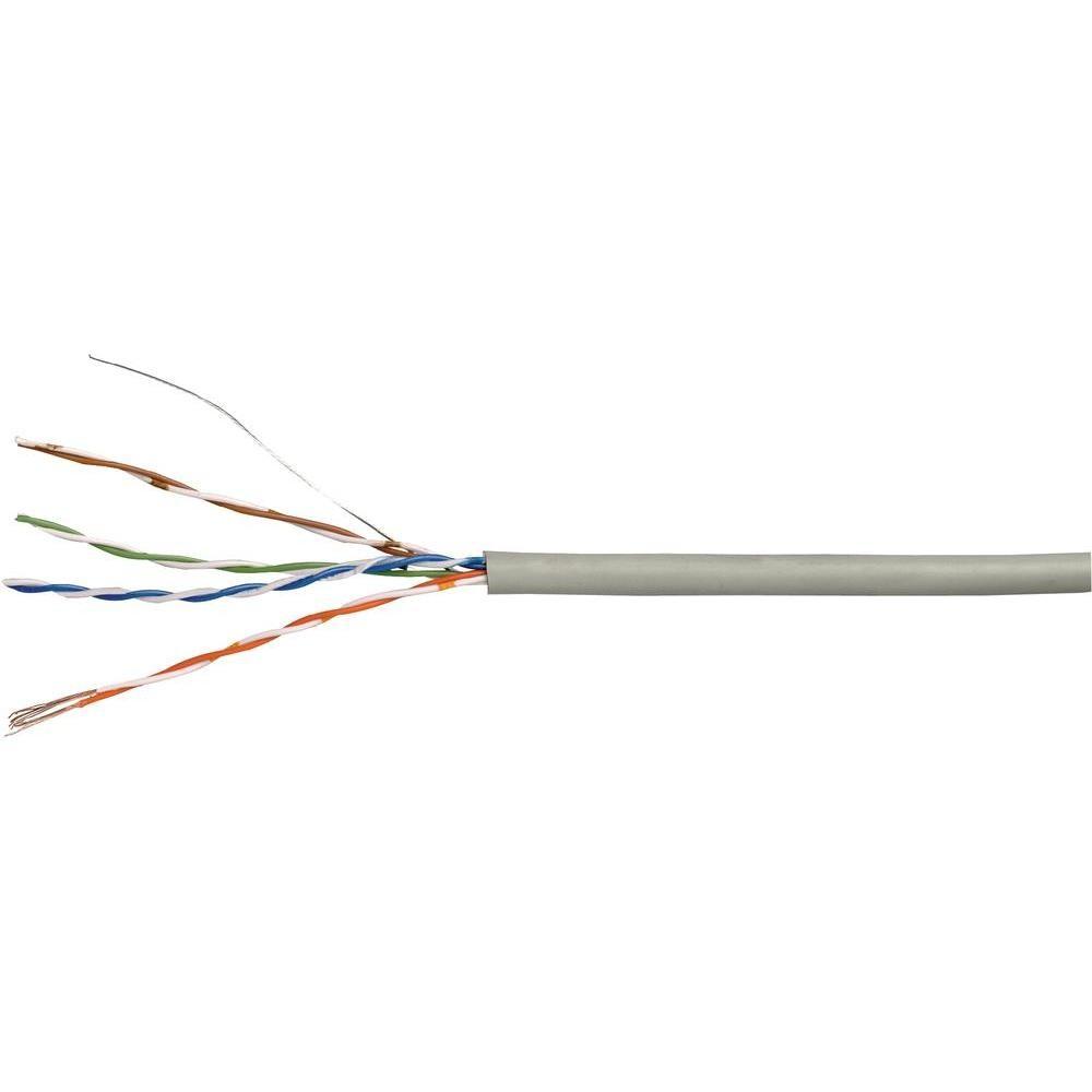 Câble multibrin - Cat6 F/UTP - 4 paires gris - 305m