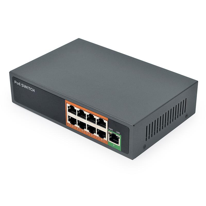 UPTEC VIEW - Switch PoE 8ports 104W 100Mb 100m-10Mb 250m+1P 100Mb EOL