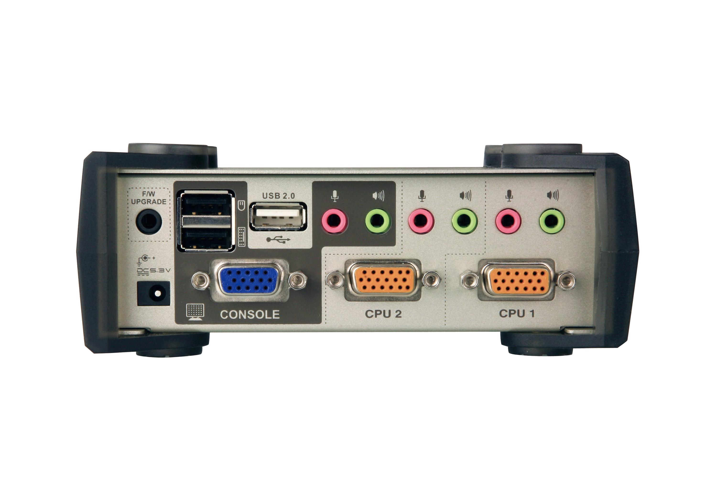 ATEN - CS1732B -Commutateur KVMP™ VGA/audio PS/2-USB 2 ports avec OSD