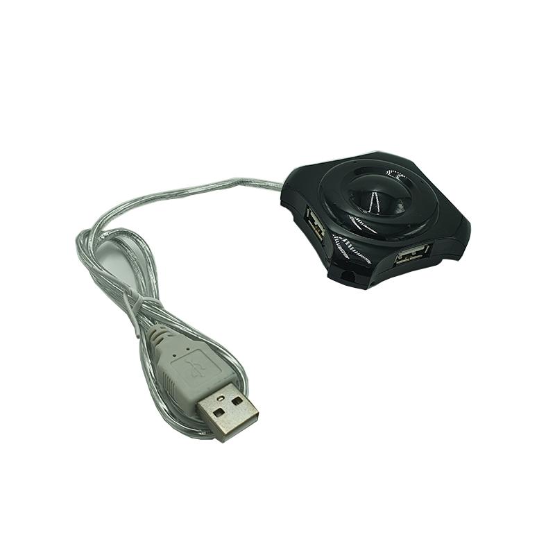 Mini Hub USB 2.0 - 4 ports auto alimenté