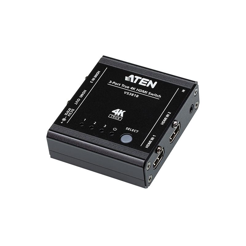 ATEN - VS381B - Switch HDMI 3 ports True 4K