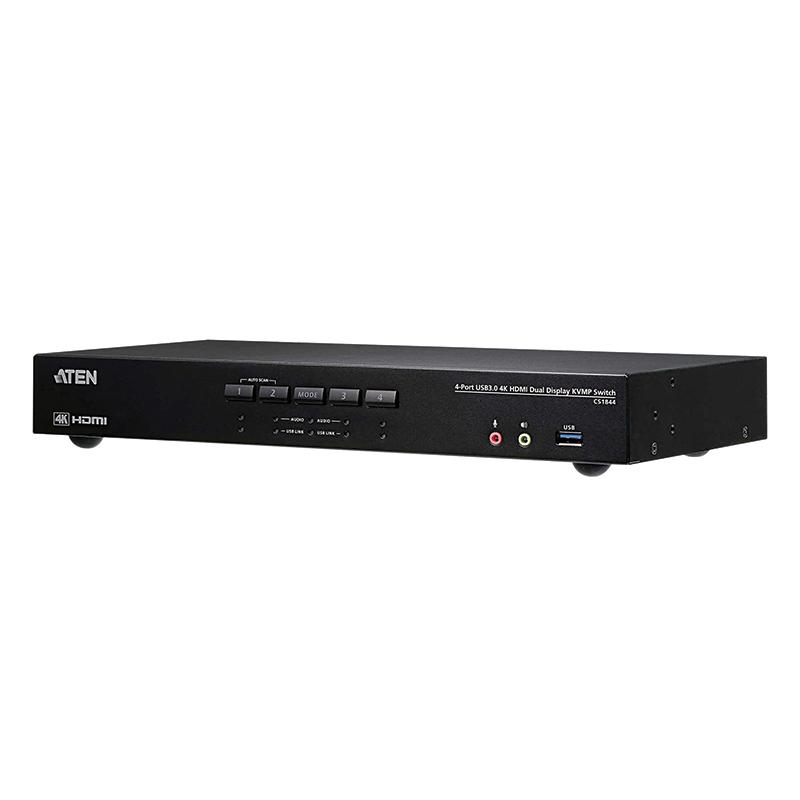 ATEN - CS1844 - Commutateur KVMP™ 2 affichages HDMI 4K 4 ports USB3.0