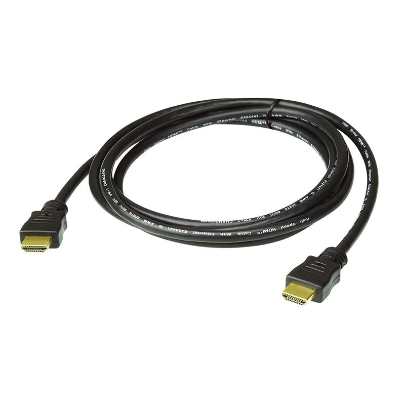 ATEN - 2L-7D02H-1 - Câble HDMI True 4K haute vitesse 2m avec Ethernet