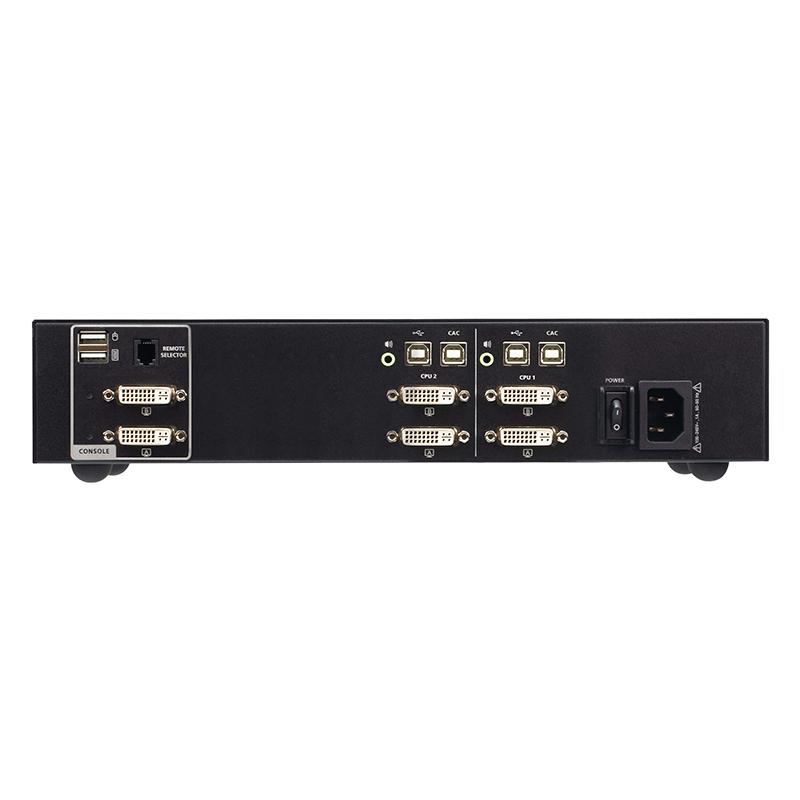 ATEN - CS1142D4C - Commutateur KVM sécuri 2 écrans DVI 2ports USB CAC