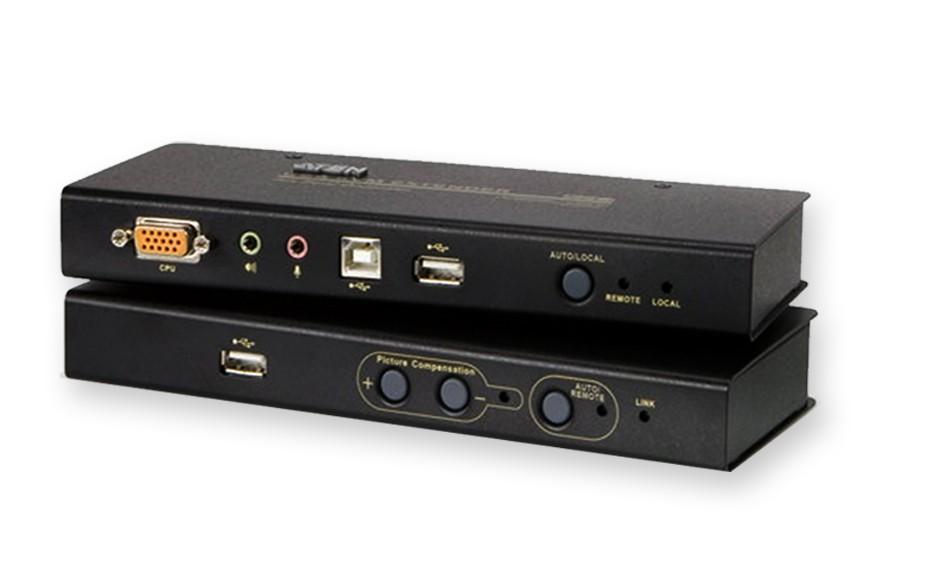 ATEN - CE800B - Extendeur KVM VGA AUDIO USB sur câble RJ45 - 250m EOL