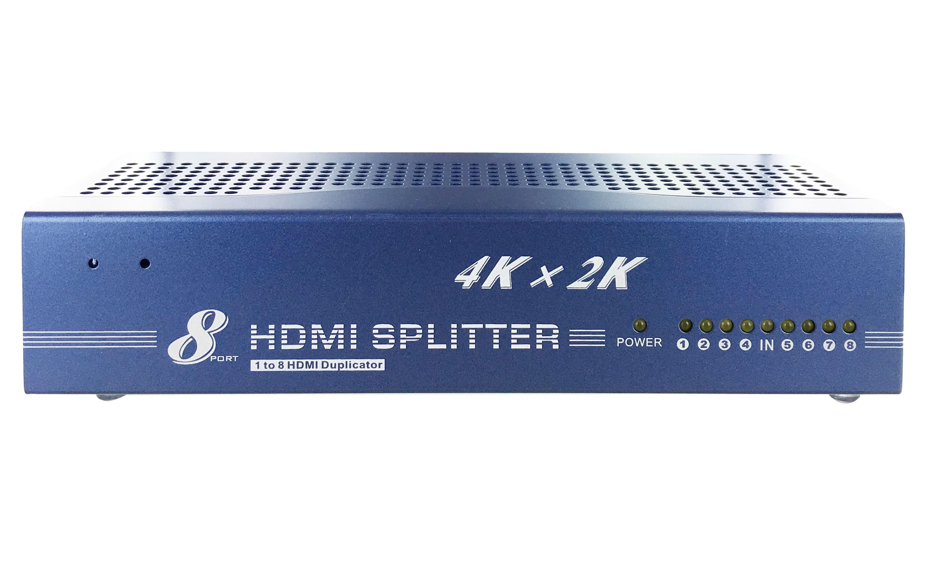 Splitter HDMI 1.4 - 8 ports - 4Kx2K 3D -EOL