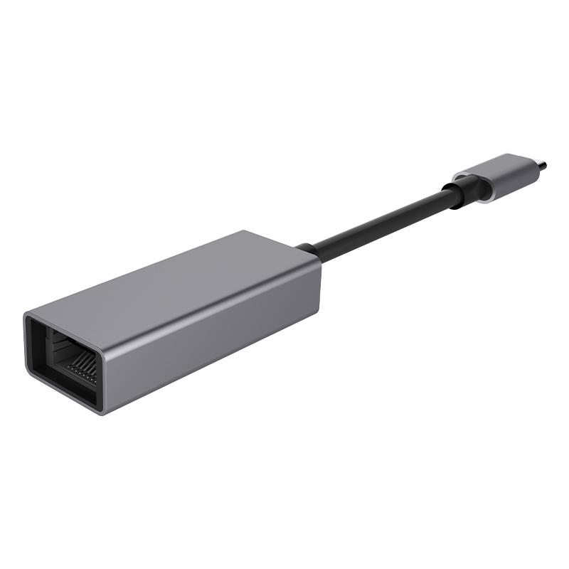 Adaptateur USB-C à LAN Ethernet RJ45 Giga F - 0.1m + Adap USB-C/USB-A